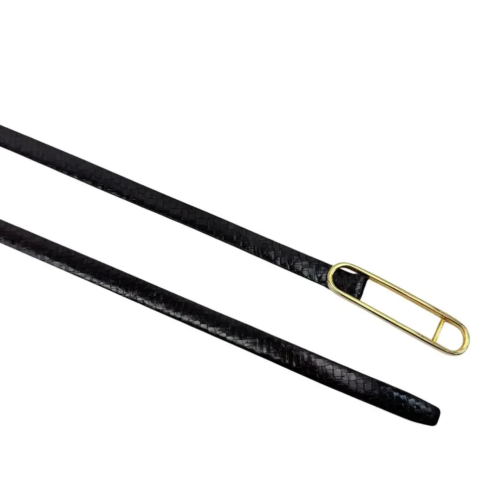 VTG Citi by Yansel Fugel Leather Skinny Belt